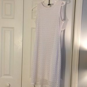 White lace dress